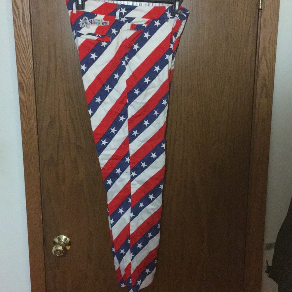 Royal & Awesome American Flag Golf Pants